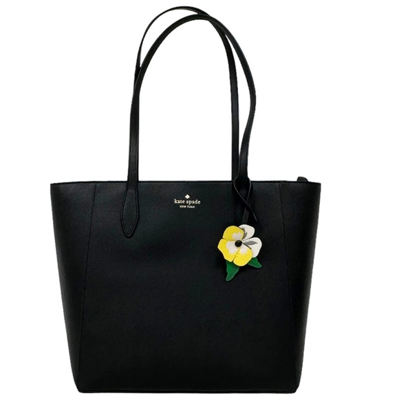 EUC Kate Spade Dana Tote with Floral Charm - Picture 1 of 5